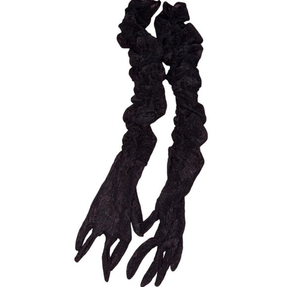 NBD Estrella Gloves in Black One Size New Womens Opera Length Formal Event - Picture 4 of 7